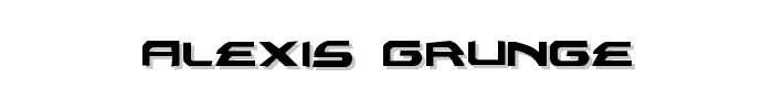 Alexis Grunge font